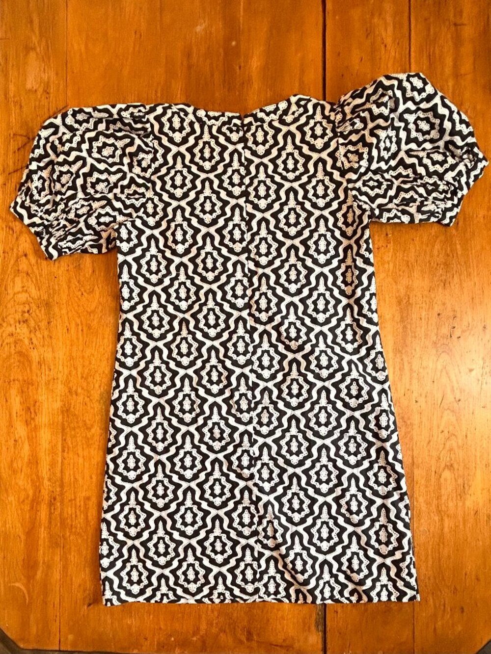 NWT - Loft dress, women's M, black and white print, poplin #whimsy #casual